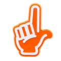Orange foam hand point 370-05 - Shoe Charm