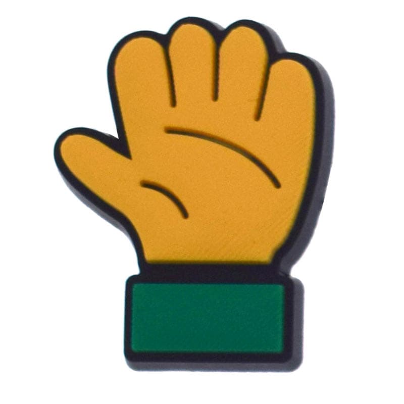 Yellow keepers glove 370-09 - Shoe Charm