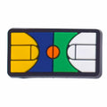 Colourful ball court 370-10 - Shoe Charm
