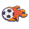 Flaming football 370-14 - Shoe Charm