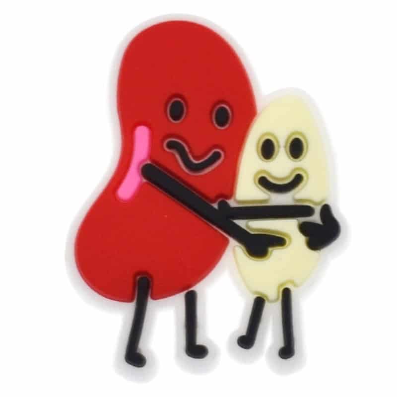 Hugging beans 372-06 - Shoe Charm