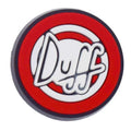 Duff beer can logo circular 374-10 - Shoe Charm