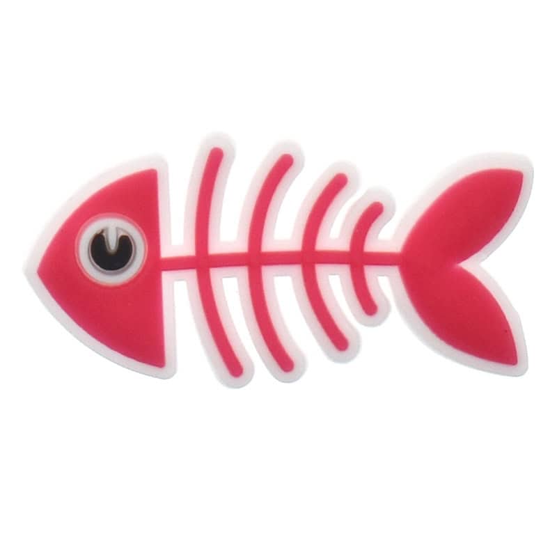 Fishbones dinner CAT 378-07 Shoe Charm