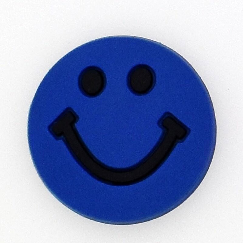 Emoji Blue smiler small 38-02 Shoe Charm