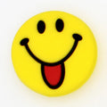 Emoji Tongue out big smile 38-09 Shoe Charm