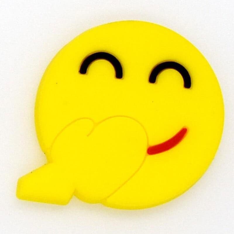 Emoji Side smile 38-18 Shoe Charm