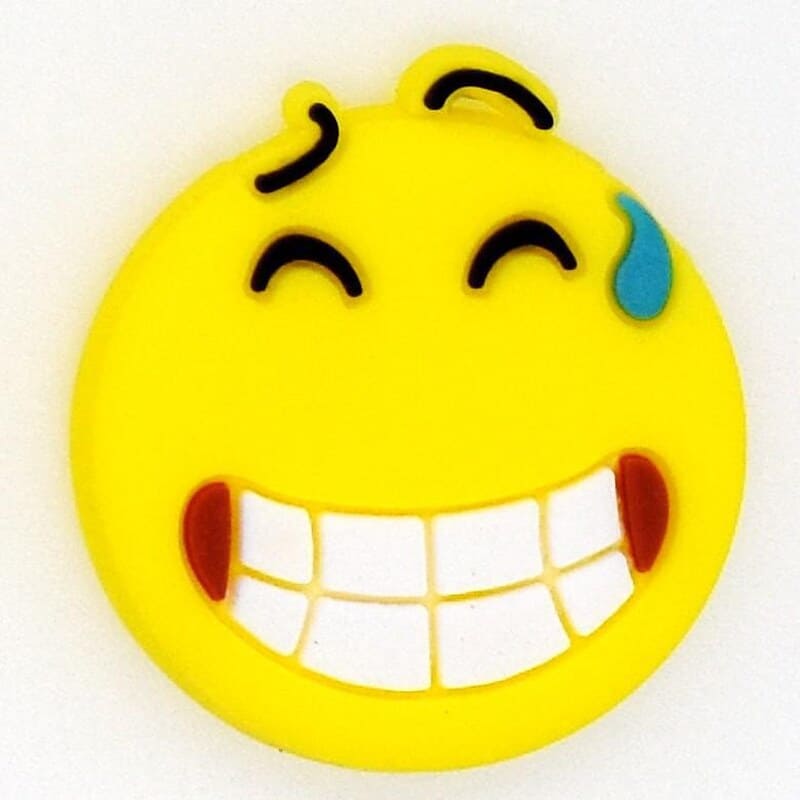 Emoji Big grin38-21 Shoe Charm