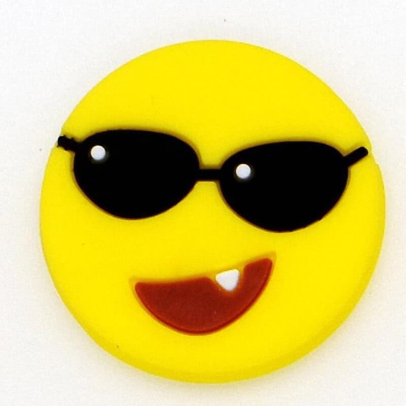 Emoji Shades smile 38-26 Shoe Charm