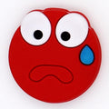 Emoji Red single tear 38-36 Shoe Charm