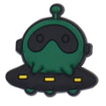 Alien flying saucer 382-02 Shoe Charm
