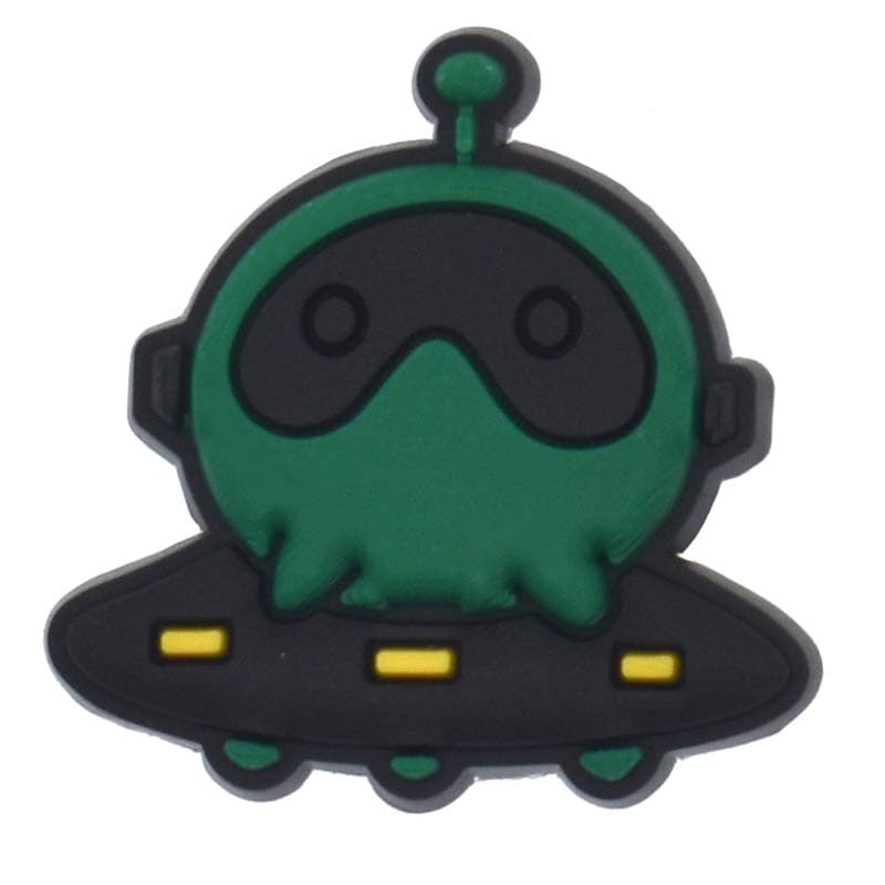 Alien flying saucer 382-02 Shoe Charm