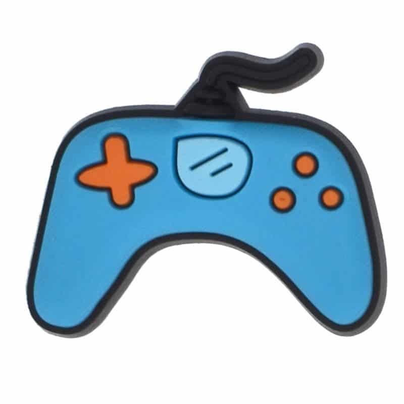 Game controller blue 382-03 Shoe Charm