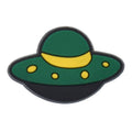Green flying saucer Shoe Charm