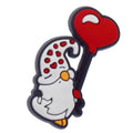 Valentines day gonk with heart baloon 387-12 - Shoe Charm
