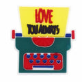 Love you always typewriter 387-14 - Shoe Charm