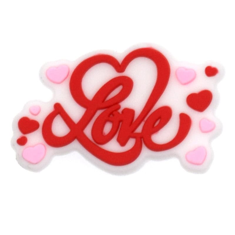 Love surrounded by little hearts 387-15 - Shoe Charm