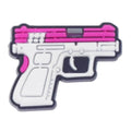 Pink - white Glock 389-02 - Shoe Charm
