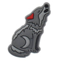 Wolf howling 392-01 Shoe Charm