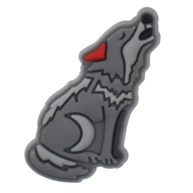 Wolf howling 392-01 Shoe Charm