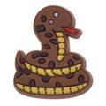 Brown snake 392-08 Shoe Charm