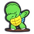 Turtle reaching 392-29 Shoe Charm