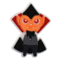 Orange cartoon vampire 397-10 - Shoe Charm