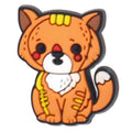 Sitting orange cat 399-03 Shoe Charm