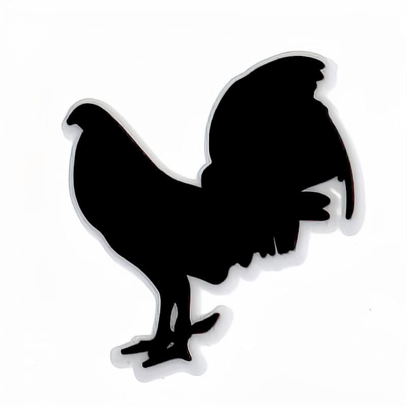 Cockerel shadow 399-21 - Shoe Charm