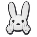 Shoe Charm - White rabbit with hands Bad Bunny 406-09