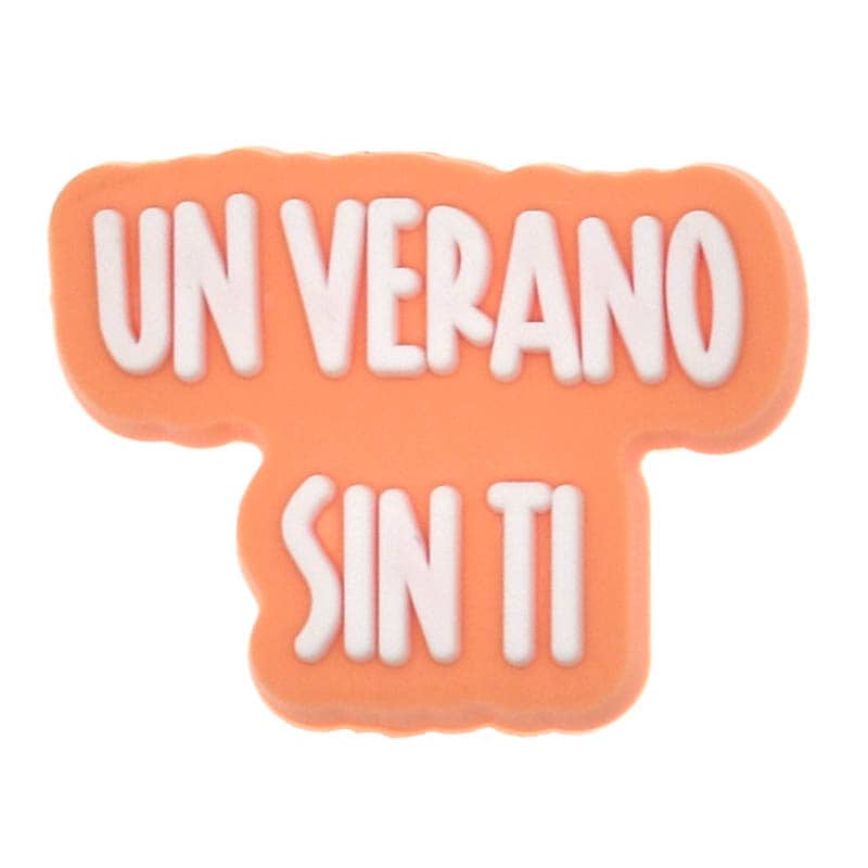 Shoe Charm - "Un Verano Sin Ti" song title sign logo Bad Bunny 406-12