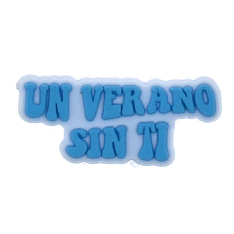 Shoe Charm - "Un Verano Sin Ti" blue  sign logo Bad Bunny406-15