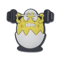 Shoe Charm -  Weightlifter Happy Egg 409-03