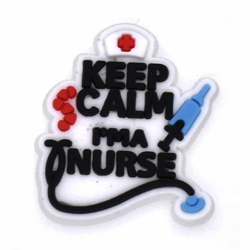 KEEP CALM Sign Medical Care 41-17 Shoe Charm