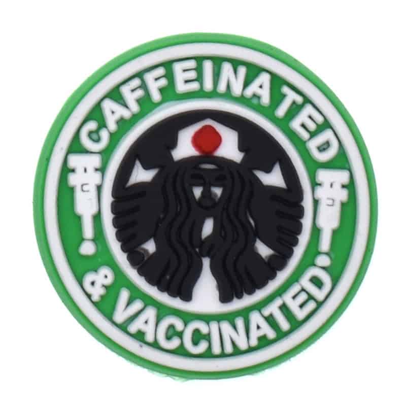 Caffinated Vacinated Medical Care 41-28 Shoe Charm