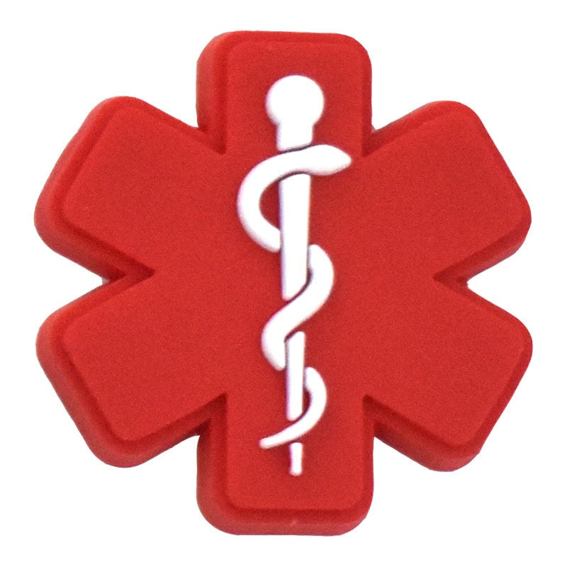 Caduceus Aid Medical Care 41-34 Shoe Charm