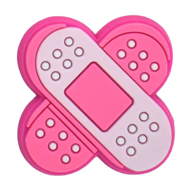 Pink Band Aid Medical Care 41-36 Shoe Charm