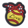 Shoe Charm - Mascot Love Softball 415-04