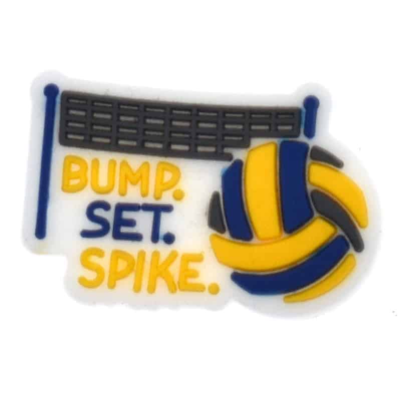 Shoe Charm - BUMP SET SPIKE VOLLEYBALL  416-02