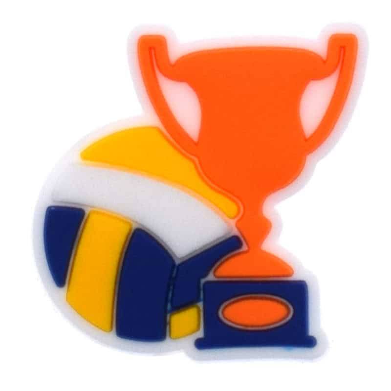 Shoe Charm - Volleyball trophy 416-03