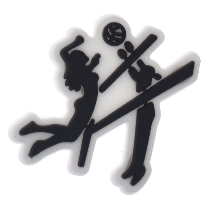Shoe Charm - Over the net sillouhette  416-06