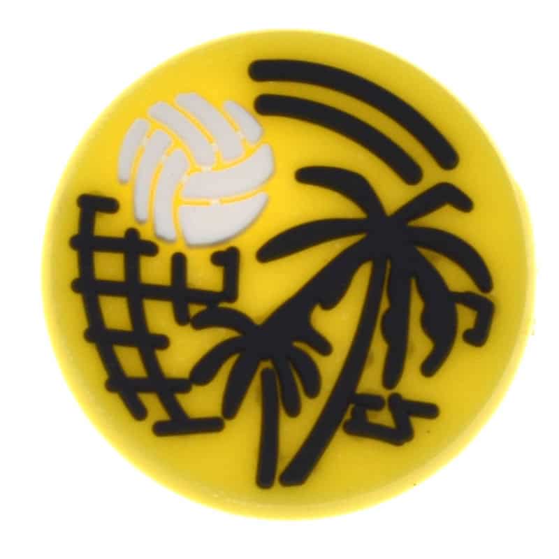 Shoe Charm - Volleyball badge 416-09