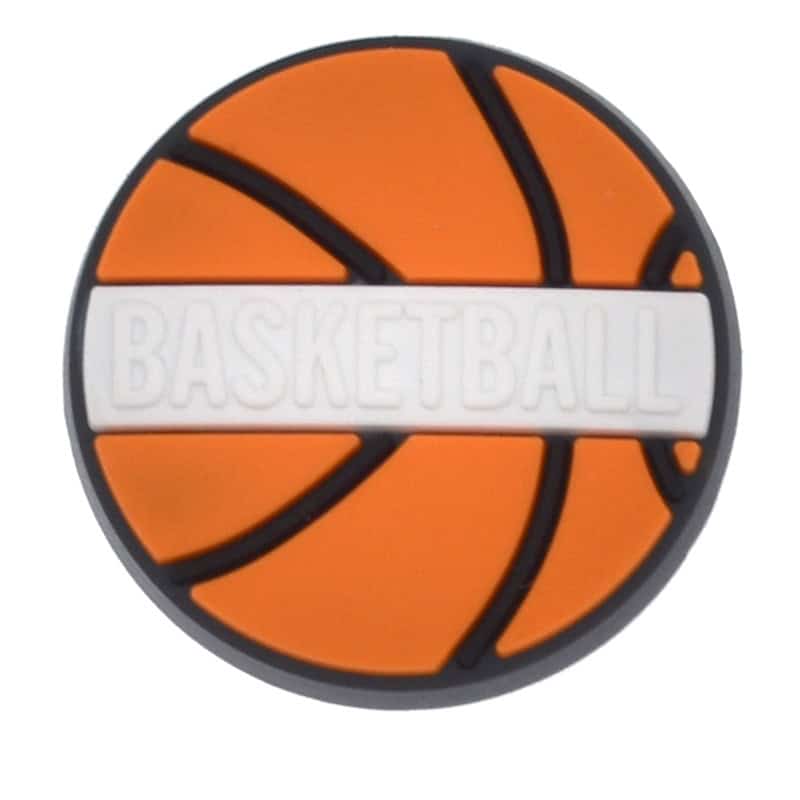 Shoe Charm - White flash Basketball 417-07