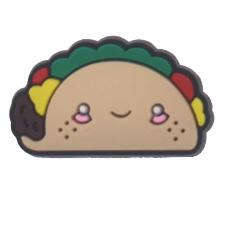 Smiling taco 423-14 - Shoe Charm