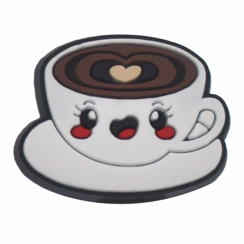 Joyful cute coffee cup 423-16 - Shoe Charm