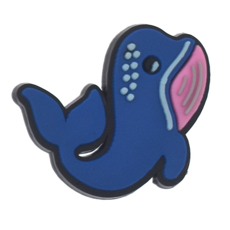 Blue whale 436-01 Shoe Charm