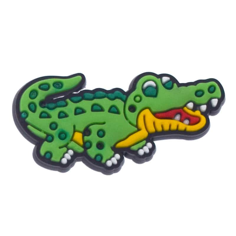 Green crockodile 436-09 Shoe Charm