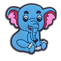 Blue elephant 436-13 Shoe Charm