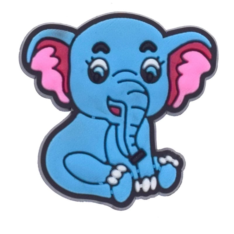 Blue elephant 436-13 Shoe Charm