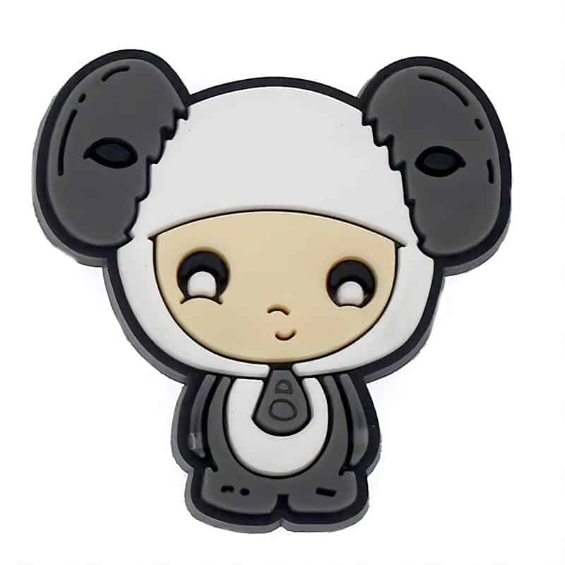 Panda ears 436-16 Shoe Charm