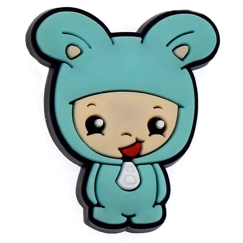 Floppy blue ears 436-17 Shoe Charm